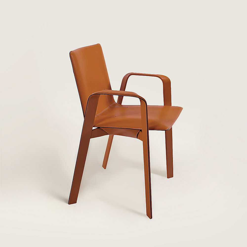 Chaise Sellier chair with armrests | Hermès China